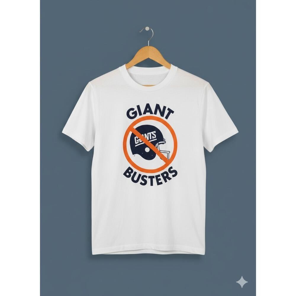 Giant Busters White SS Graphic Tee Shirt T-Shirt S